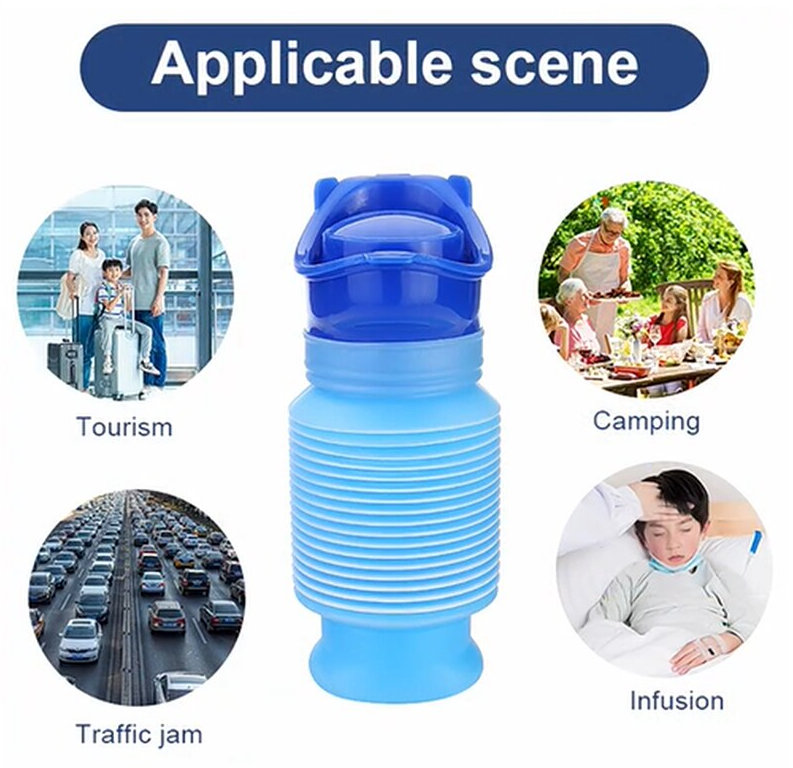 Male Female Portable Urinal Travel Camping Car Toilet Pee Bottle