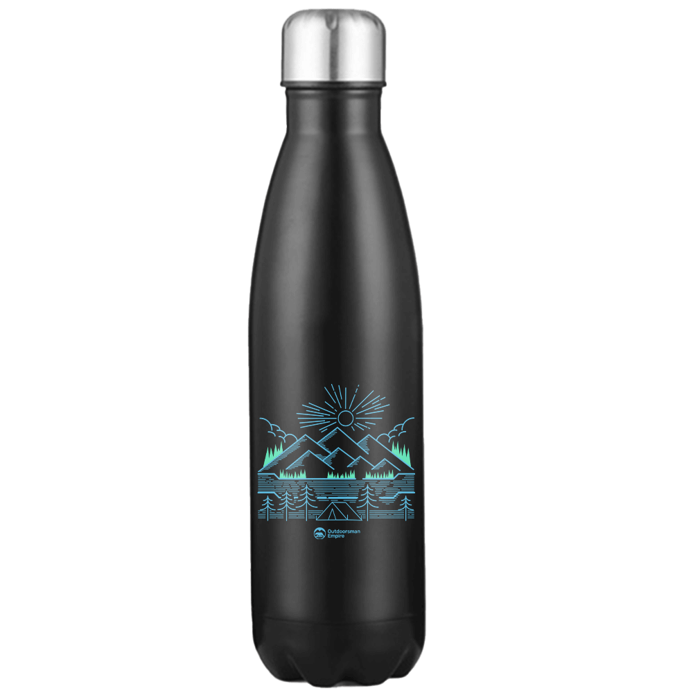 Camping Lines 17oz Stainless Water Bottle