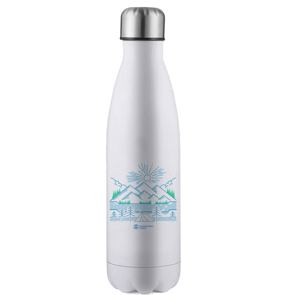 Camping Lines 17oz Stainless Water Bottle