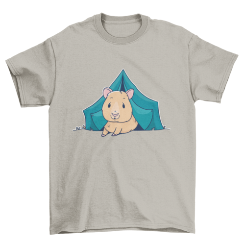 Guinea Pig Camping T-shirt