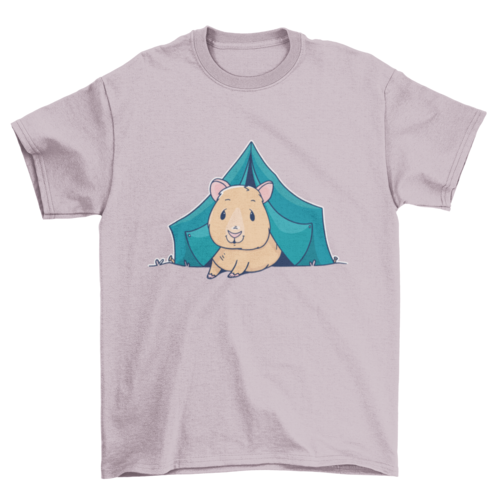 Guinea Pig Camping T-shirt