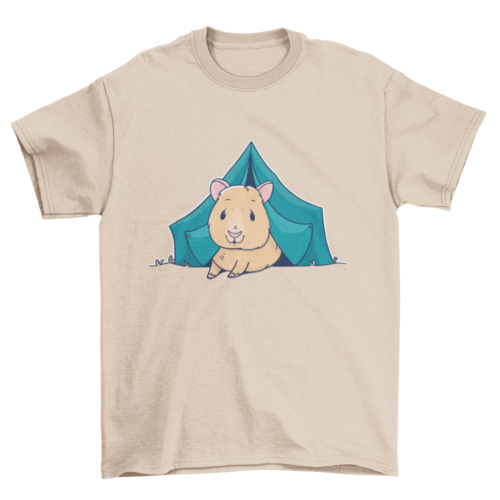 Guinea Pig Camping T-shirt