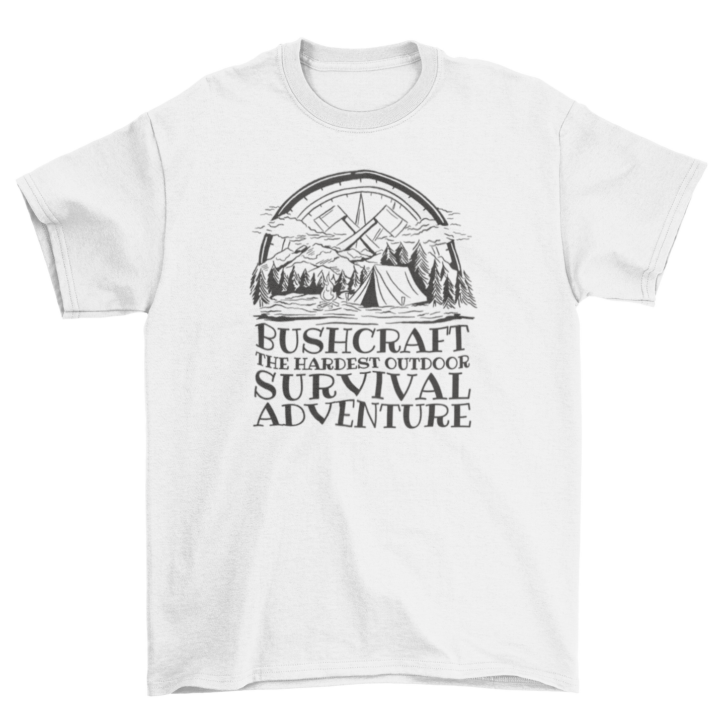 Survival adventure camping t-shirt