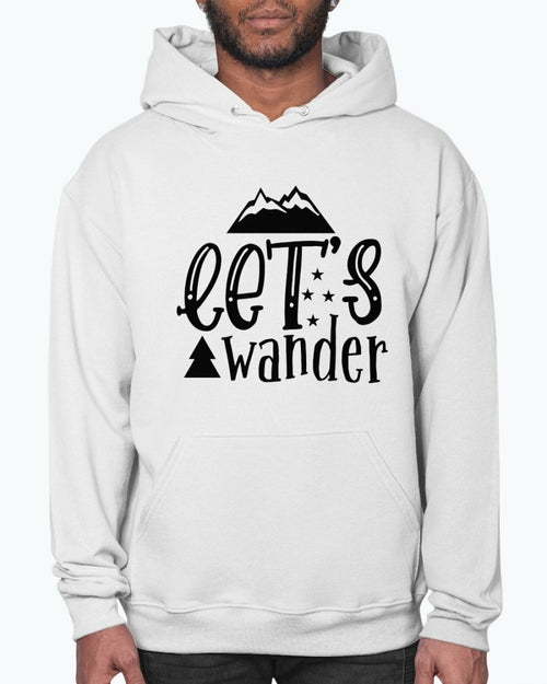 let's wander- Camping - Hoodie