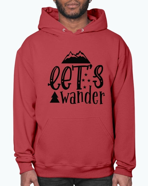 let's wander- Camping - Hoodie