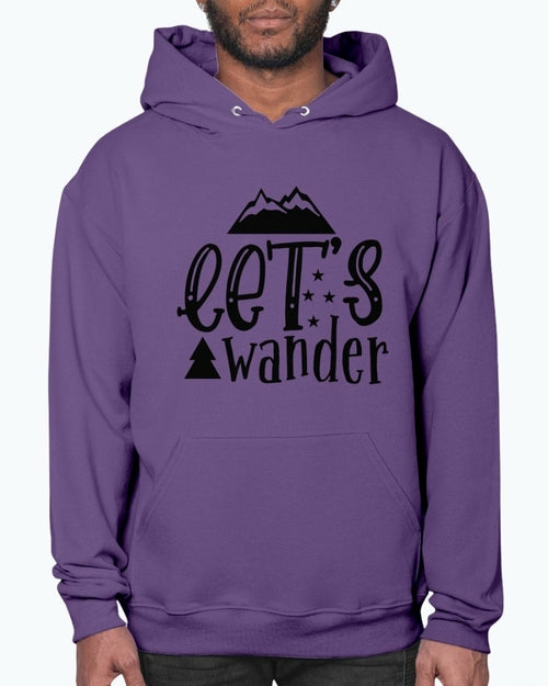 let's wander- Camping - Hoodie