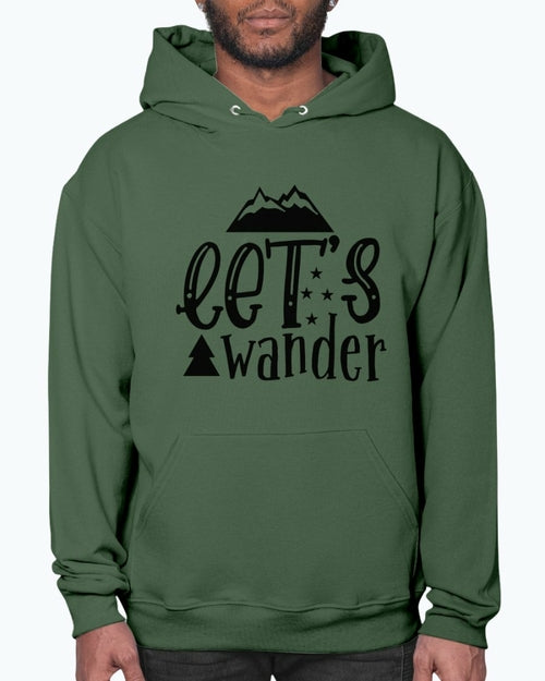 let's wander- Camping - Hoodie